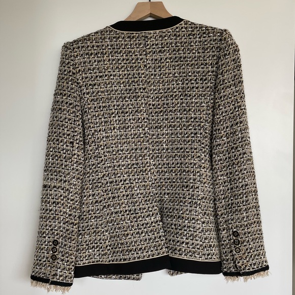 Gorgeous Veronica Beard collarless tweed blazer - Picture 2 of 4